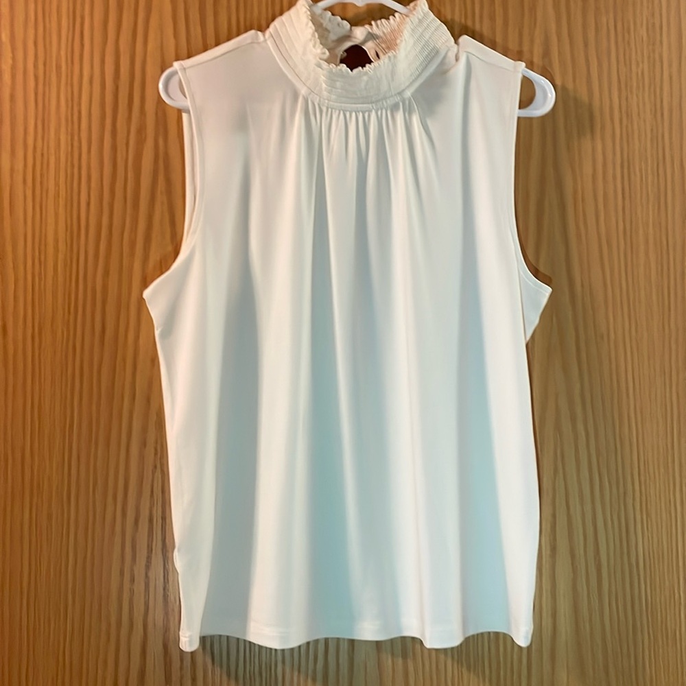 Beautiful Ann Taylor high neck sleeveless top